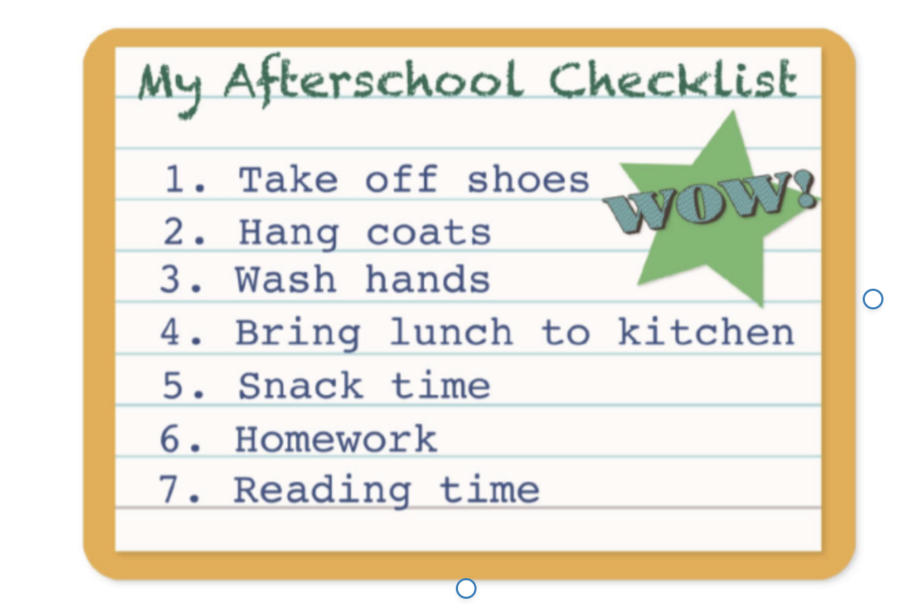 Making a Morning Schedule